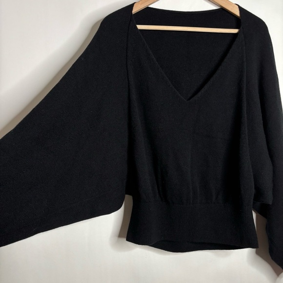 LAFAYETTE 148 Cashmere Convertible Blouson Pullover In Black XL NWT - Picture 6 of 16